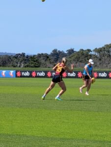 Greta Bodey #3 (Hawthorn), Maya Dear #35 (Hawthorn)